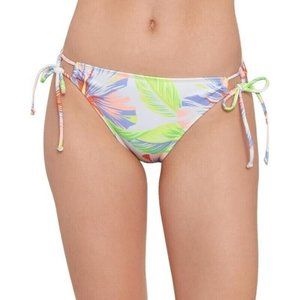 Salt Cove Juniors Modern Hibiscus Garden Side-Tie Bikini Bottoms Size S MM205AFA